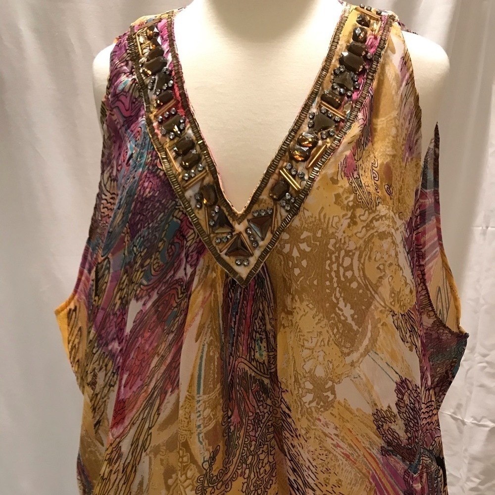 Jeweled Tank Top